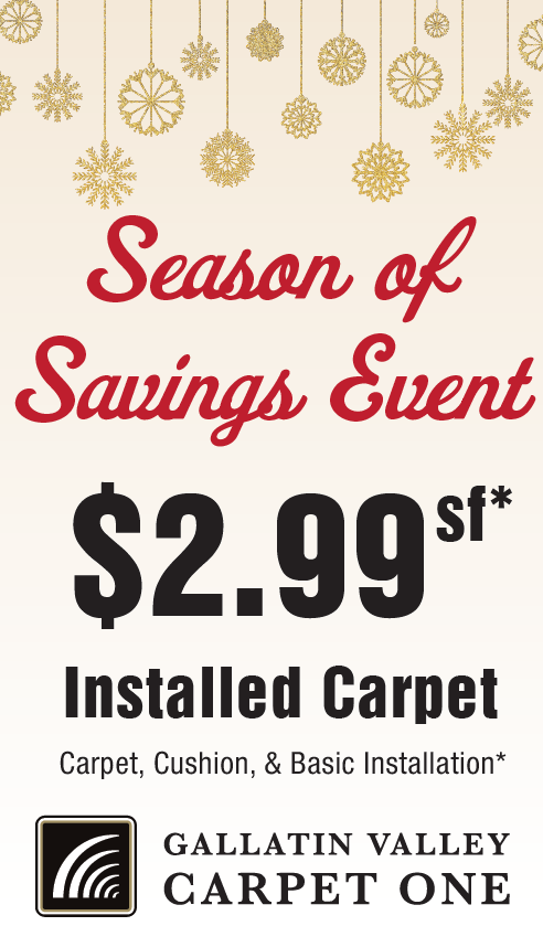 Season of Savings Event $2.99/SQFT