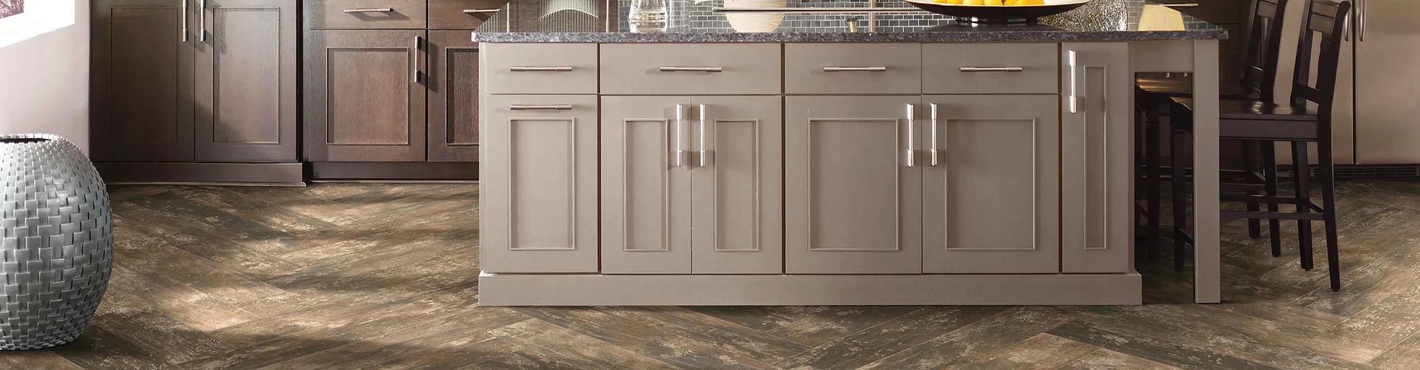 tile flooring in kitchen